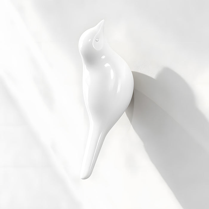 Decorative Bird Heavy Duty Resin Coat Hooks