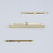Modern Zinc Alloy Brushed Brass Cabinet Handles