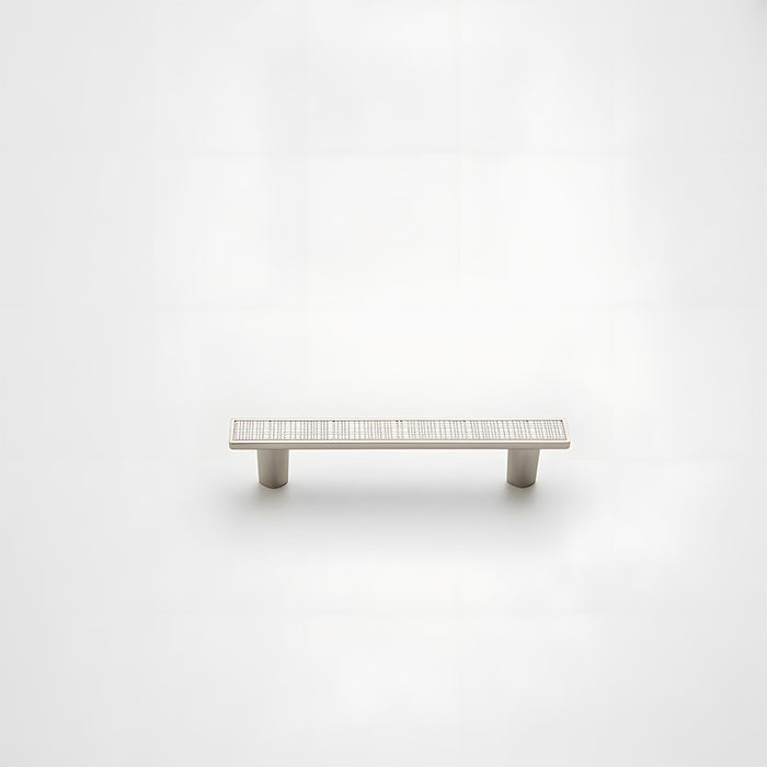 Modern Zinc Alloy Square Textured Grid Cabinet Pulls