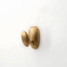 Modern Solid Brass Sculptural Pebble Coat & Towel Hooks