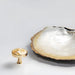 Decorative Natural Shell Cabinet Knobs with Solid Zinc Alloy Base