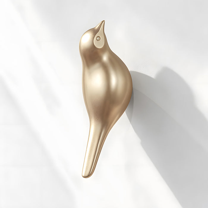Decorative Bird Heavy Duty Resin Coat Hooks