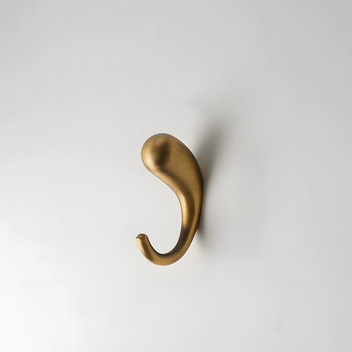 Minimalist Solid Brass Wall Hooks