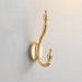 Vintage Brass Wall Mounted Coat Hooks