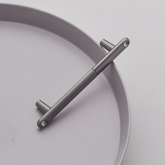 Modern Knurled Zinc Alloy Cabinet Pulls