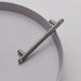 Modern Knurled Zinc Alloy Cabinet Pulls