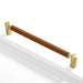 Modern Woven Leather Cabinet Pulls