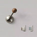 Modern Walnut & Zinc Alloy Cabinet Knobs & Wall Hooks
