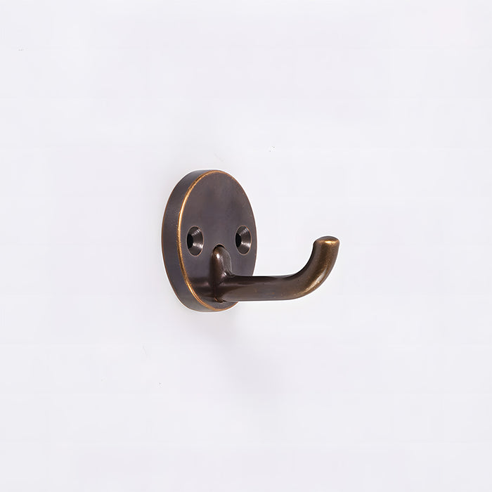 Modern Solid Brass Round Towel & Coat Hooks