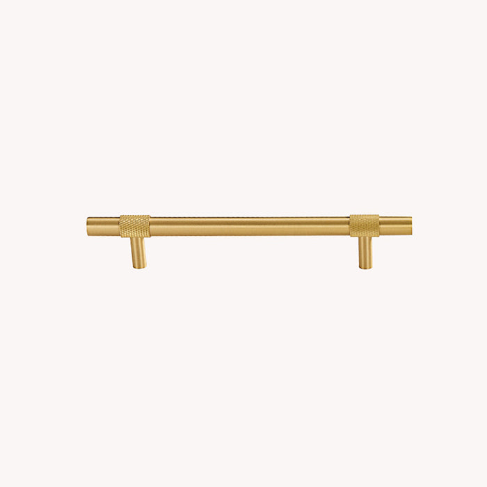 Brass Knurled Simple Matte Texture Cabinet Door Drawer Pulls