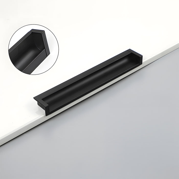 Contemporary Aluminum Alloy Finger Edge Pulls