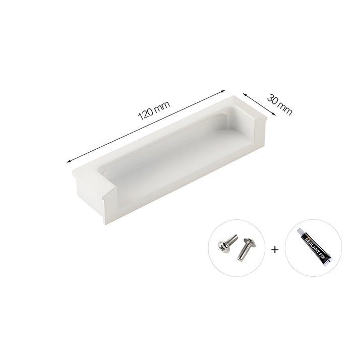 Stylish Recessed Flush Finger Pull for Cabinet