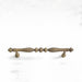 Vintage Solid Brass Spindle Cabinet Handles