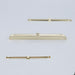 Modern Zinc Alloy Brushed Brass Cabinet Handles