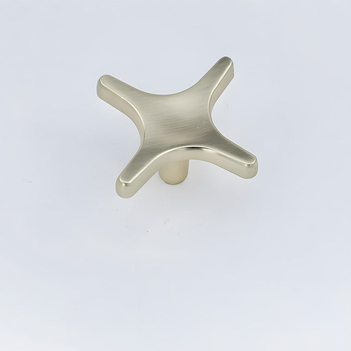 Modern Zinc Alloy Star Cross Cabinet Knobs