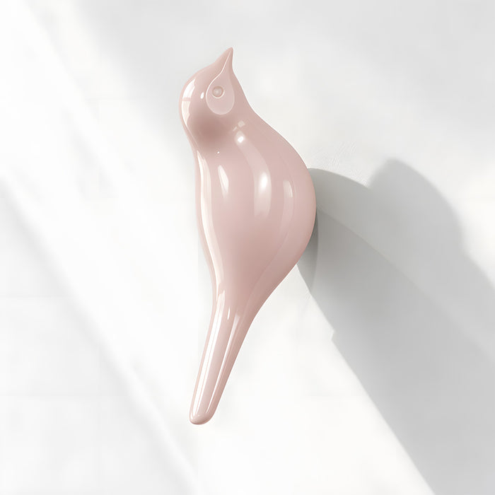 Decorative Bird Heavy Duty Resin Coat Hooks