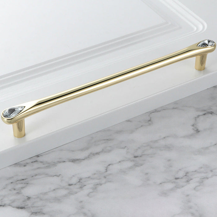 Gold Crystal Kitchen Cabinet Handles