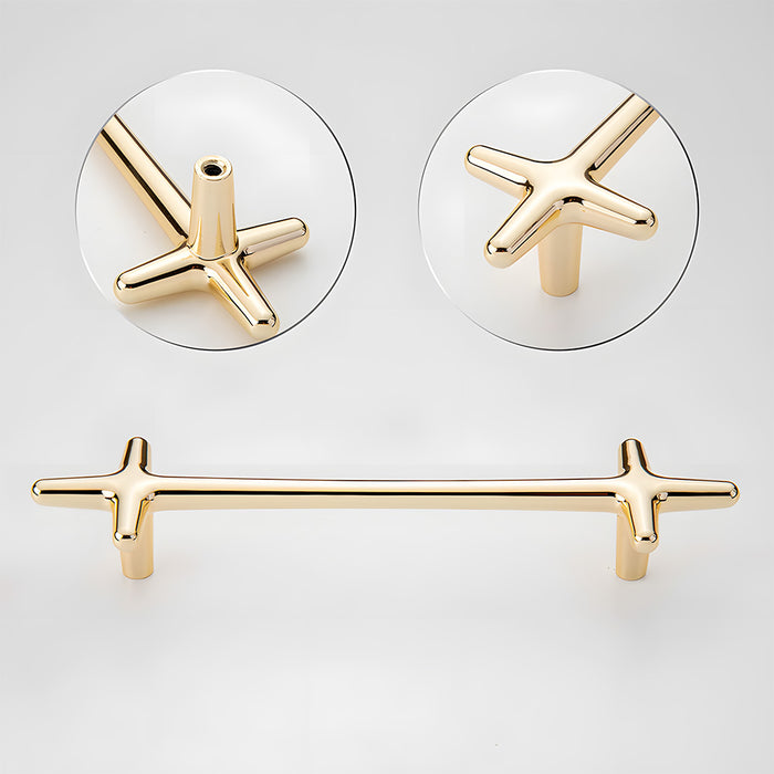 Modern Bright Silver Zinc Alloy Cabinet Pulls and Handles