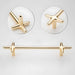 Modern Bright Silver Zinc Alloy Cabinet Pulls and Handles