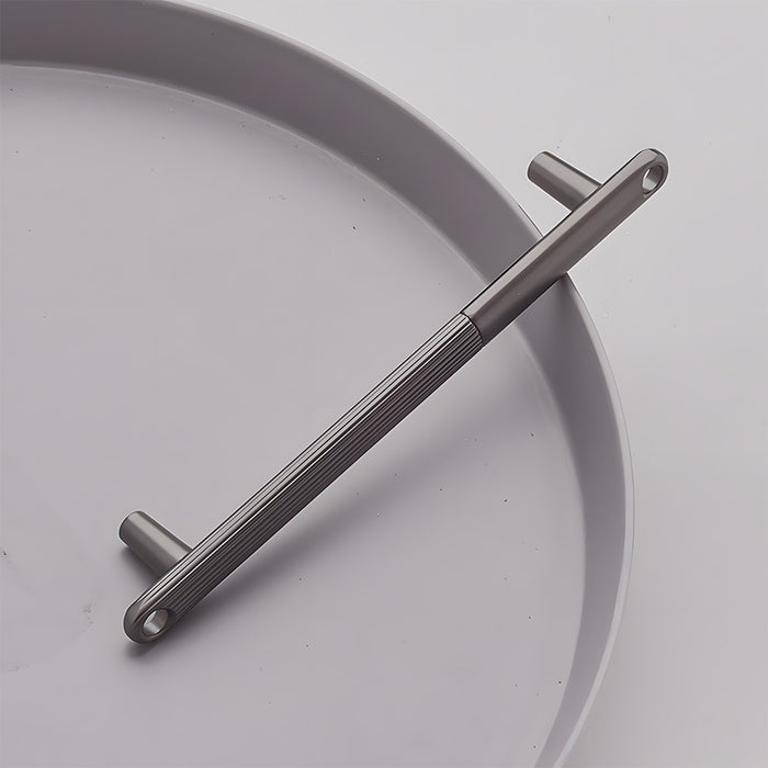Modern Knurled Zinc Alloy Cabinet Pulls