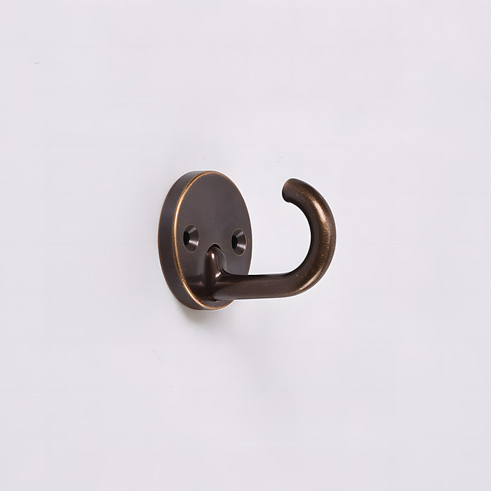 Modern Solid Brass Round Towel & Coat Hooks