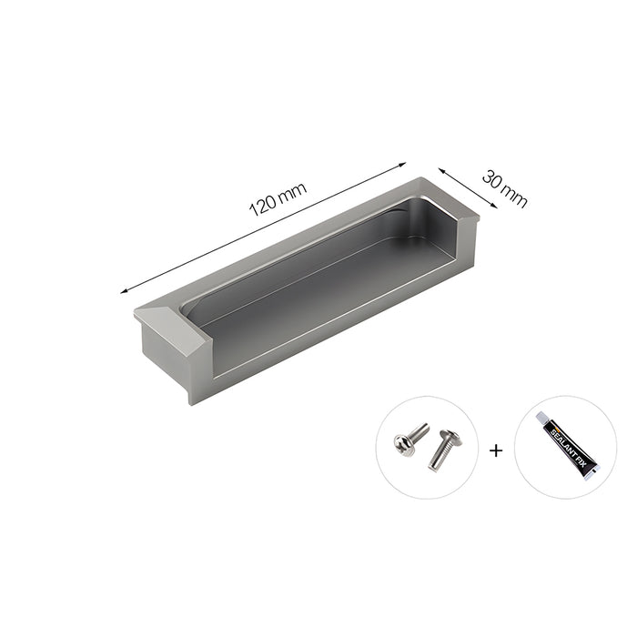 Stylish Recessed Flush Finger Pull for Cabinet