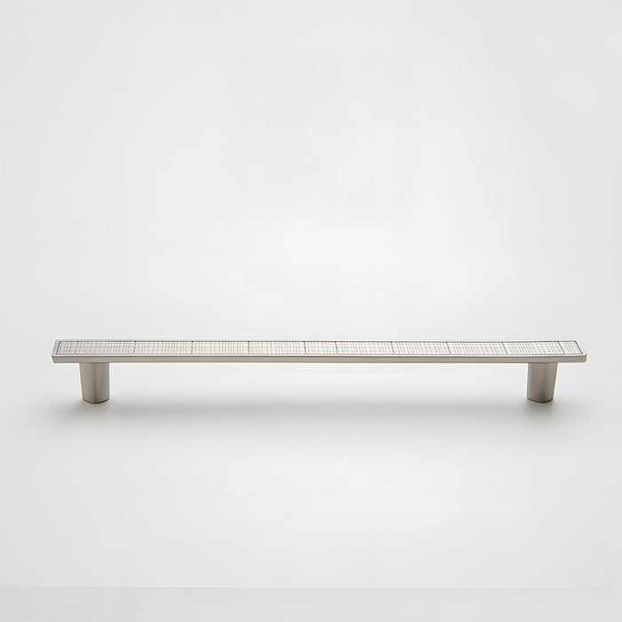 Modern Zinc Alloy Square Textured Grid Cabinet Pulls