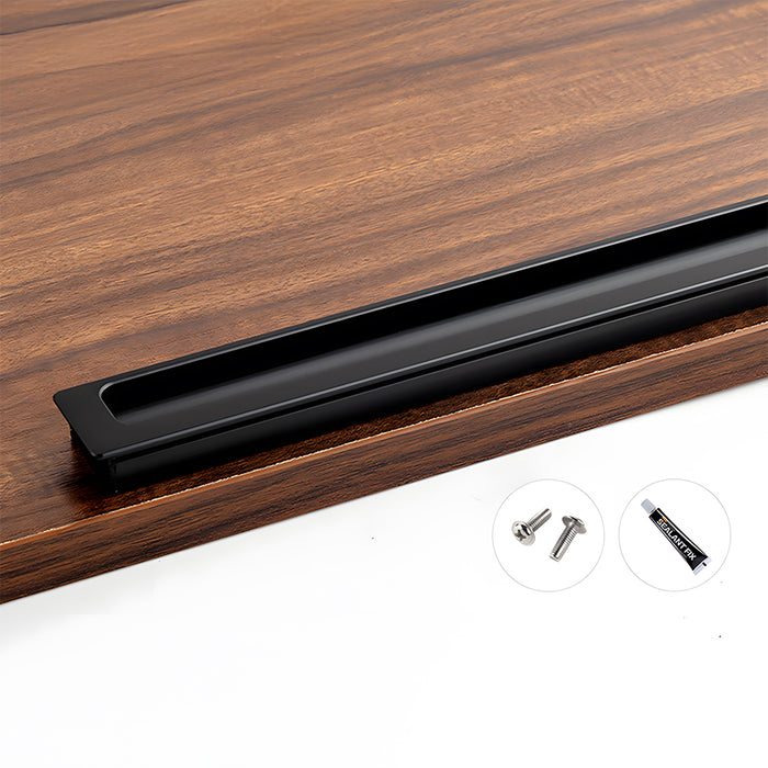 Vintage Invisible Recessed Finger Pull Cabinet Handles