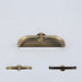 Modern Zinc Alloy Brushed Brass Cabinet Handles