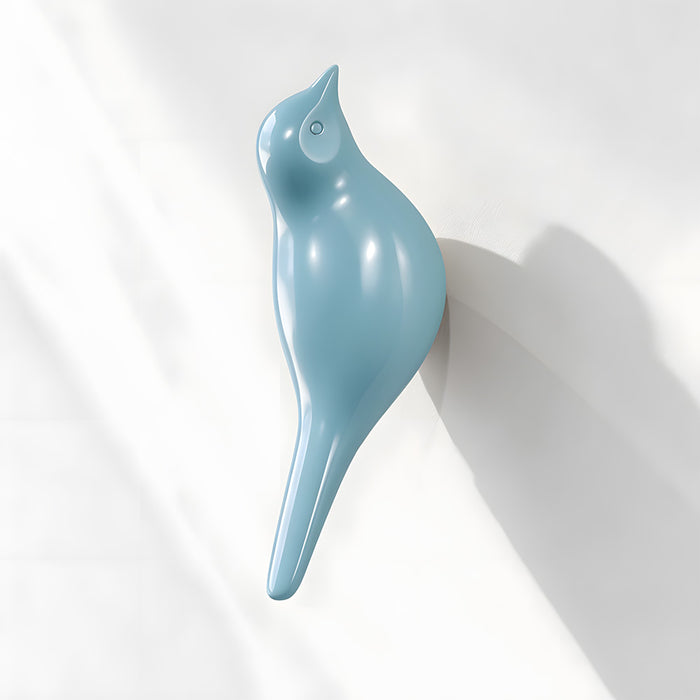 Decorative Bird Heavy Duty Resin Coat Hooks