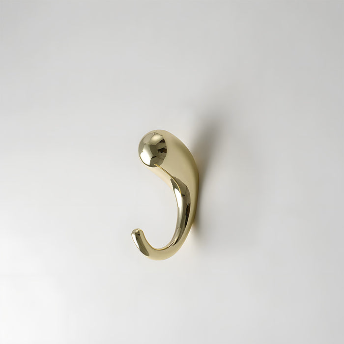 Minimalist Solid Brass Wall Hooks