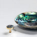 Decorative Natural Shell Cabinet Knobs with Solid Zinc Alloy Base