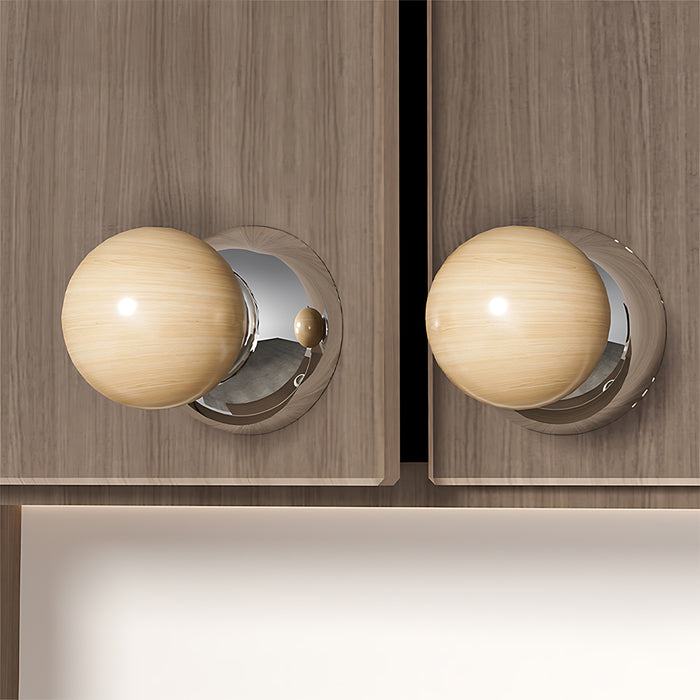 Solid Wood Suction Cup Cabinet Knob Door Hook