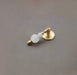 Solid Brass & Natural Stone Drop Pendant Cabinet Knobs