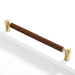 Modern Woven Leather Cabinet Pulls