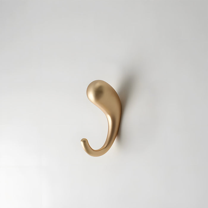 Minimalist Solid Brass Wall Hooks