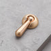 Modern Knurled Zinc Alloy Cabinet Pulls