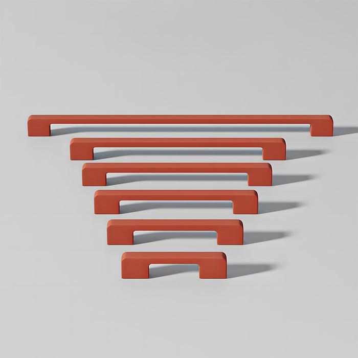 Simple Multi-Color Kitchen Cabinet Handles