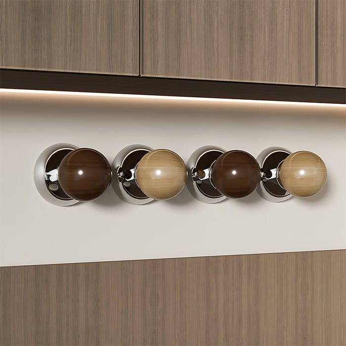 Solid Wood Suction Cup Cabinet Knob Door Hook