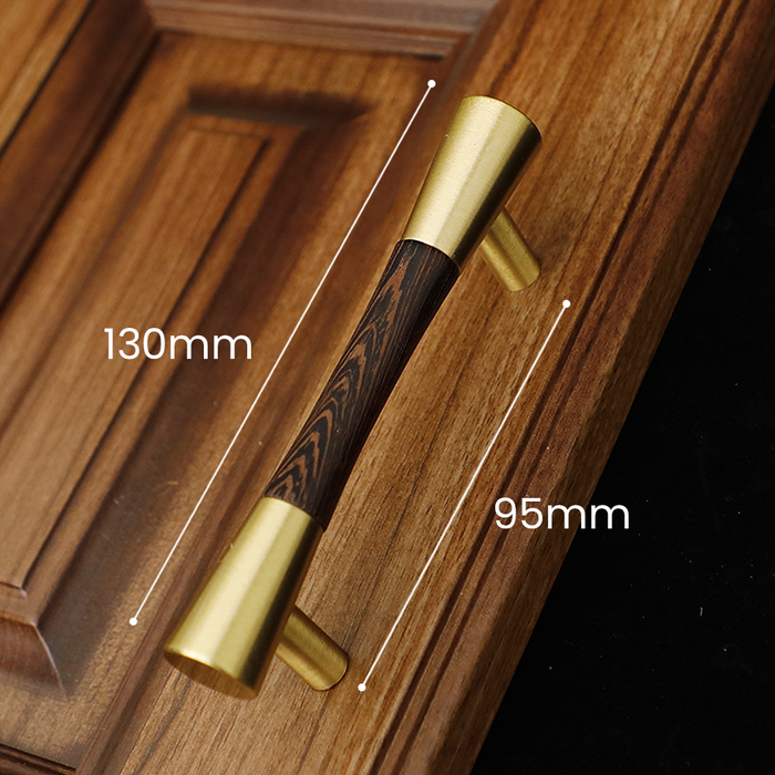 Classical Pure Copper Wood Cabinet Handles