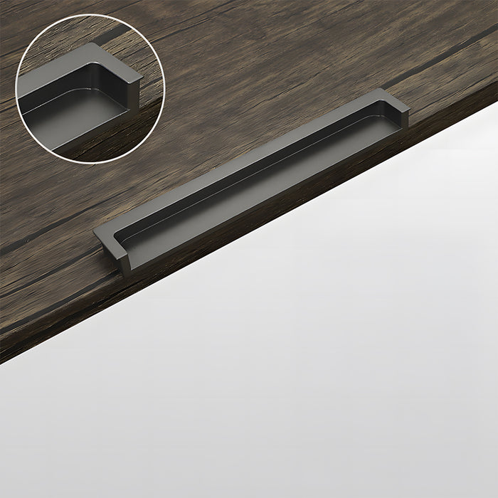 Modern Slotting Sliding Concealed Cabinet Handles