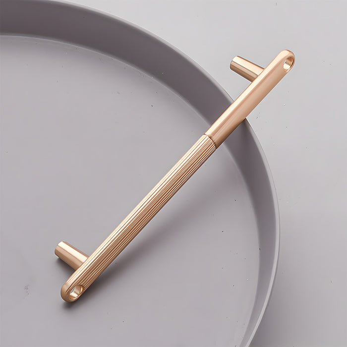 Modern Knurled Zinc Alloy Cabinet Pulls