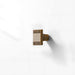 Square Textured Gold & Black Drawer Handles