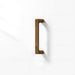 Square Textured Gold & Black Drawer Handles
