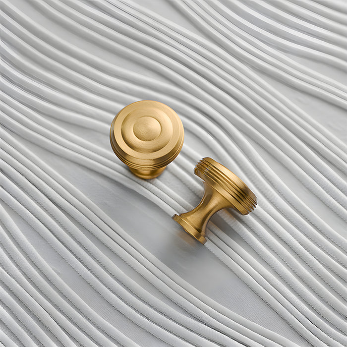 Vintage Brass Wardrobe Cabinet Door Handles