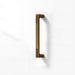 Square Textured Gold & Black Drawer Handles