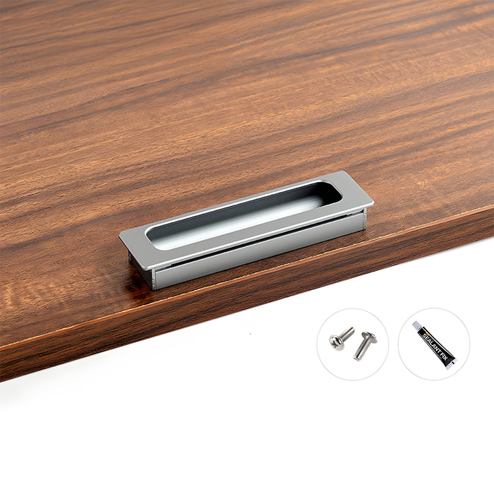 Vintage Invisible Recessed Finger Pull Cabinet Handles