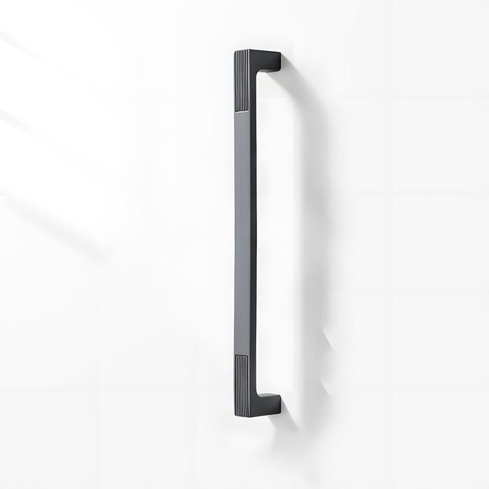 Square Textured Gold & Black Drawer Handles