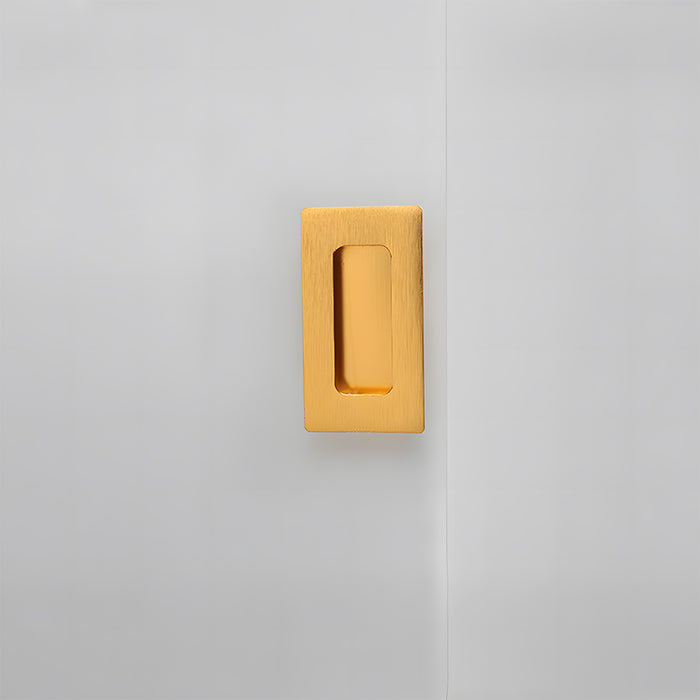 Retro Recessed Rectangular Embedded Cabinet Handles