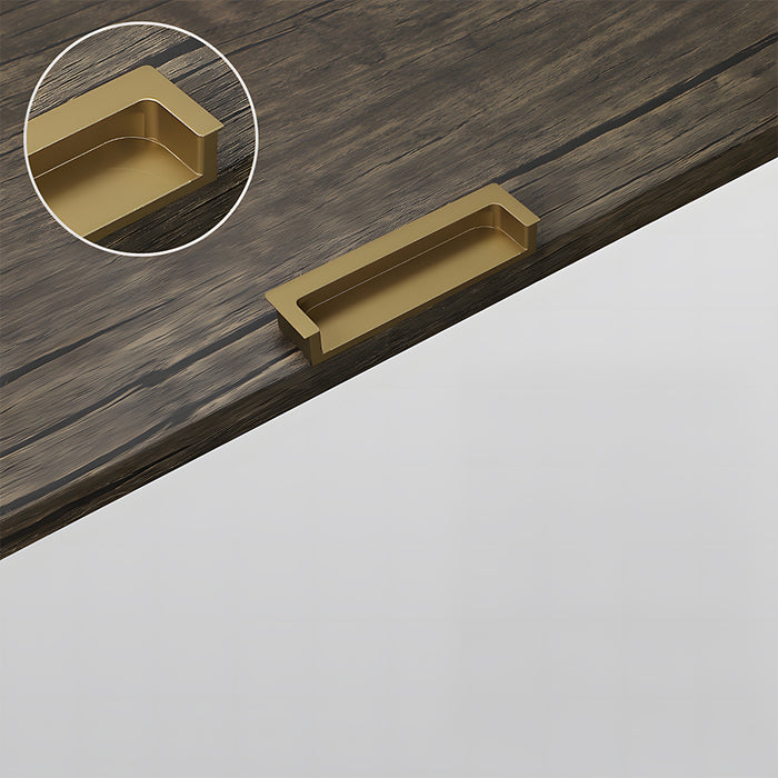 Modern Slotting Sliding Concealed Cabinet Handles